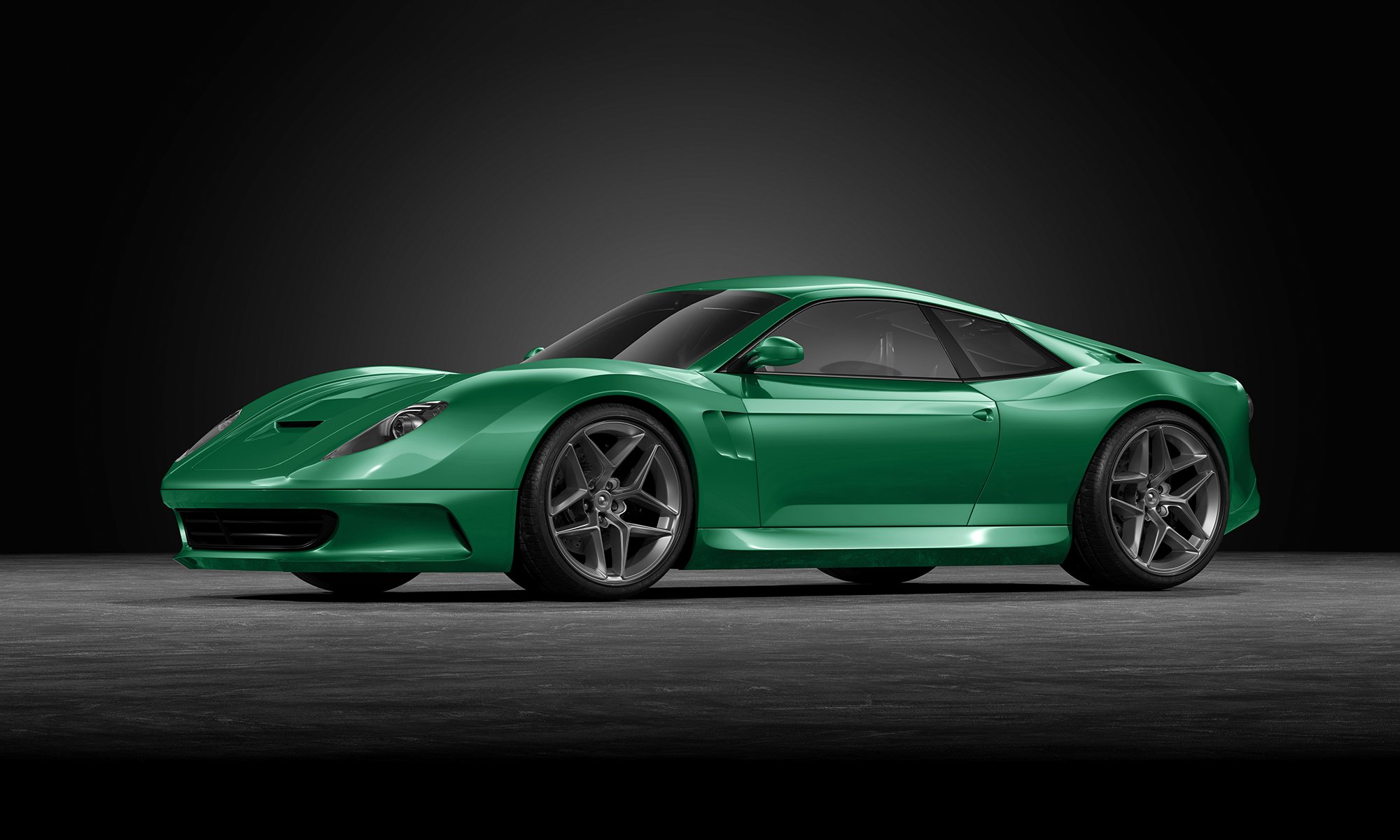 Gloss Emerald Green - P469 - Arlon Colour Protection Film - Car Visualizer - Web