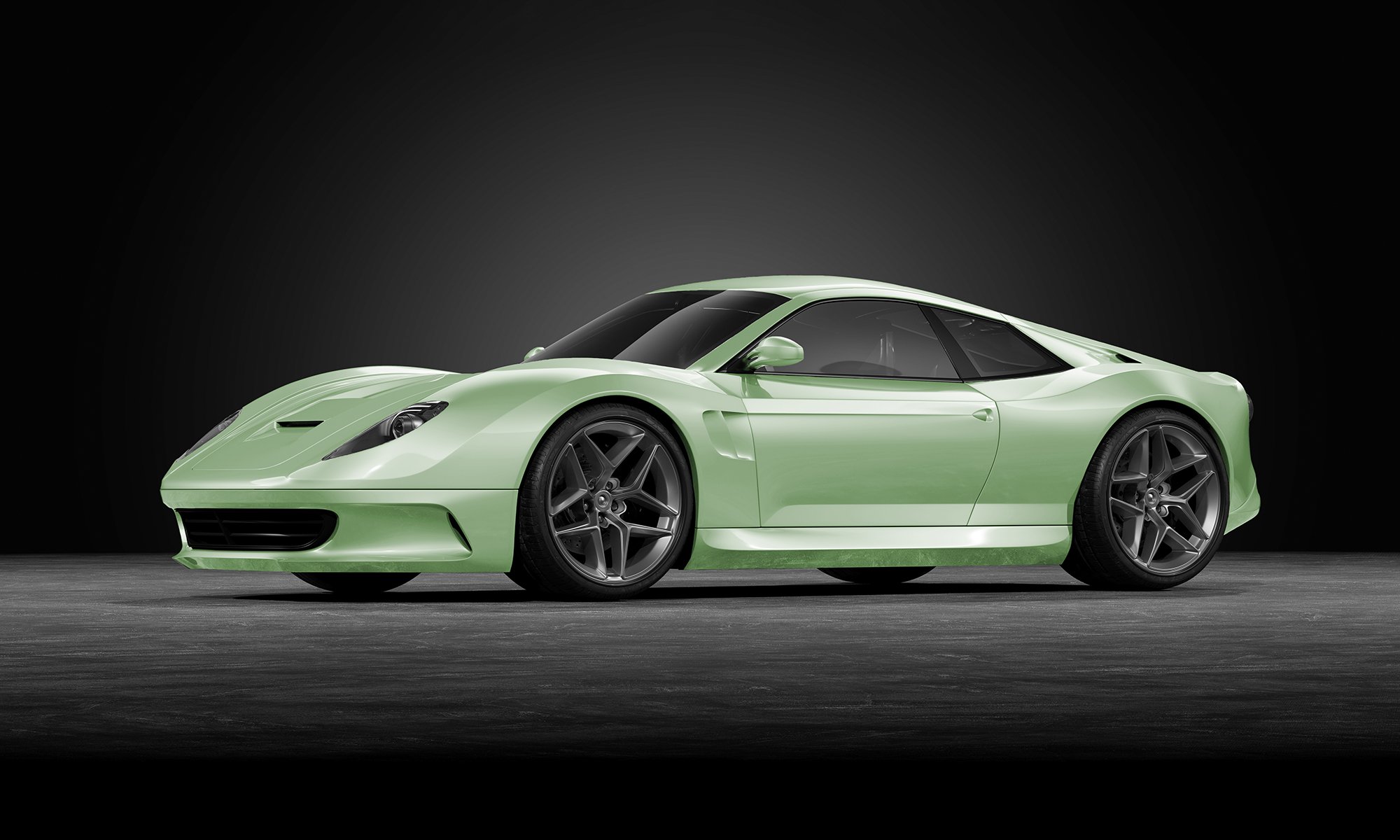 Gloss Frozen Mint Green - P473 - Arlon Colour Protection Film - Car Visualizer - Web