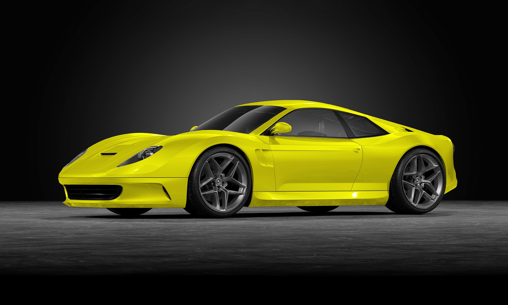 Gloss Hangover Yellow - P456 - Arlon Colour Protection Film - Car Visualizer - Web