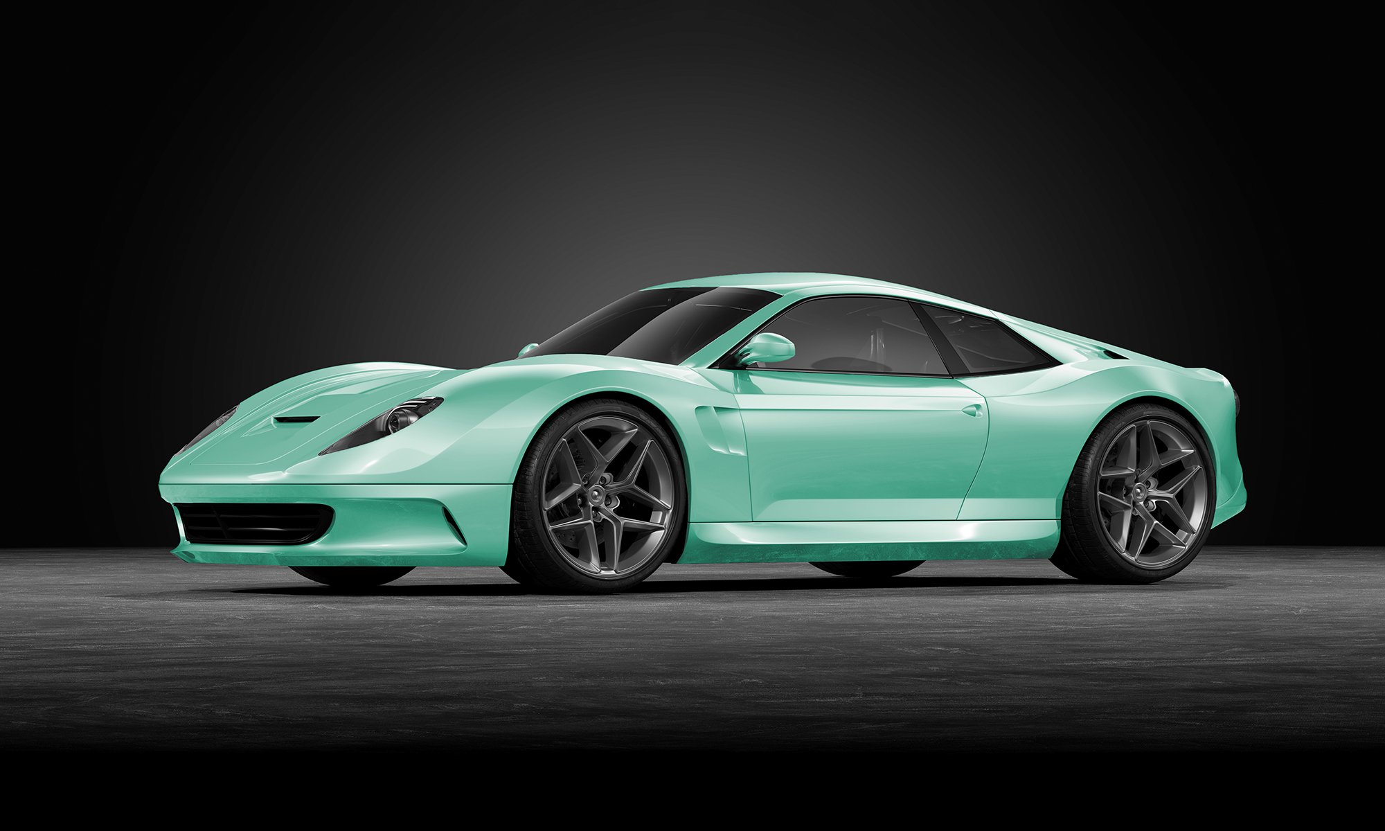 Gloss Iconic Blue - P410 - Arlon Colour Protection Film - Car Visualizer - Web