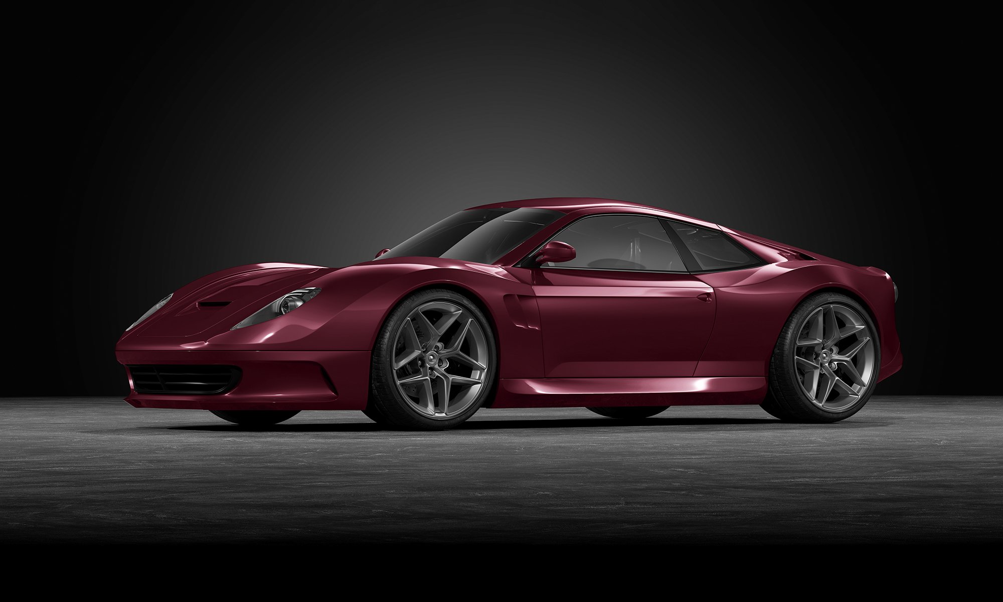 Gloss Metallic Scarlet - P471 - Arlon Colour Protection Film - Car Visualizer - Web