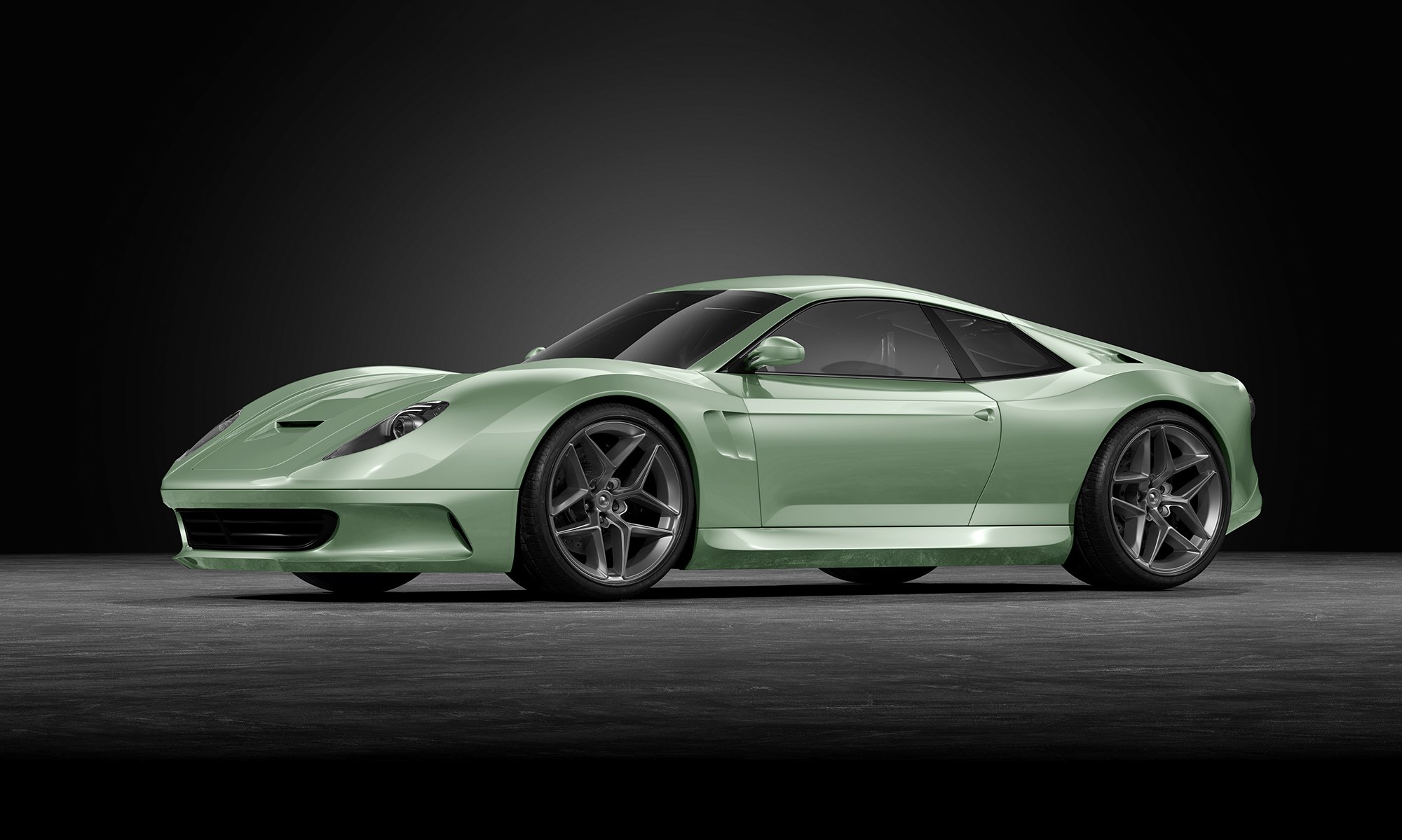 Gloss Misty Green - P424 - Arlon Colour Protection Film - Car Visualizer - Web