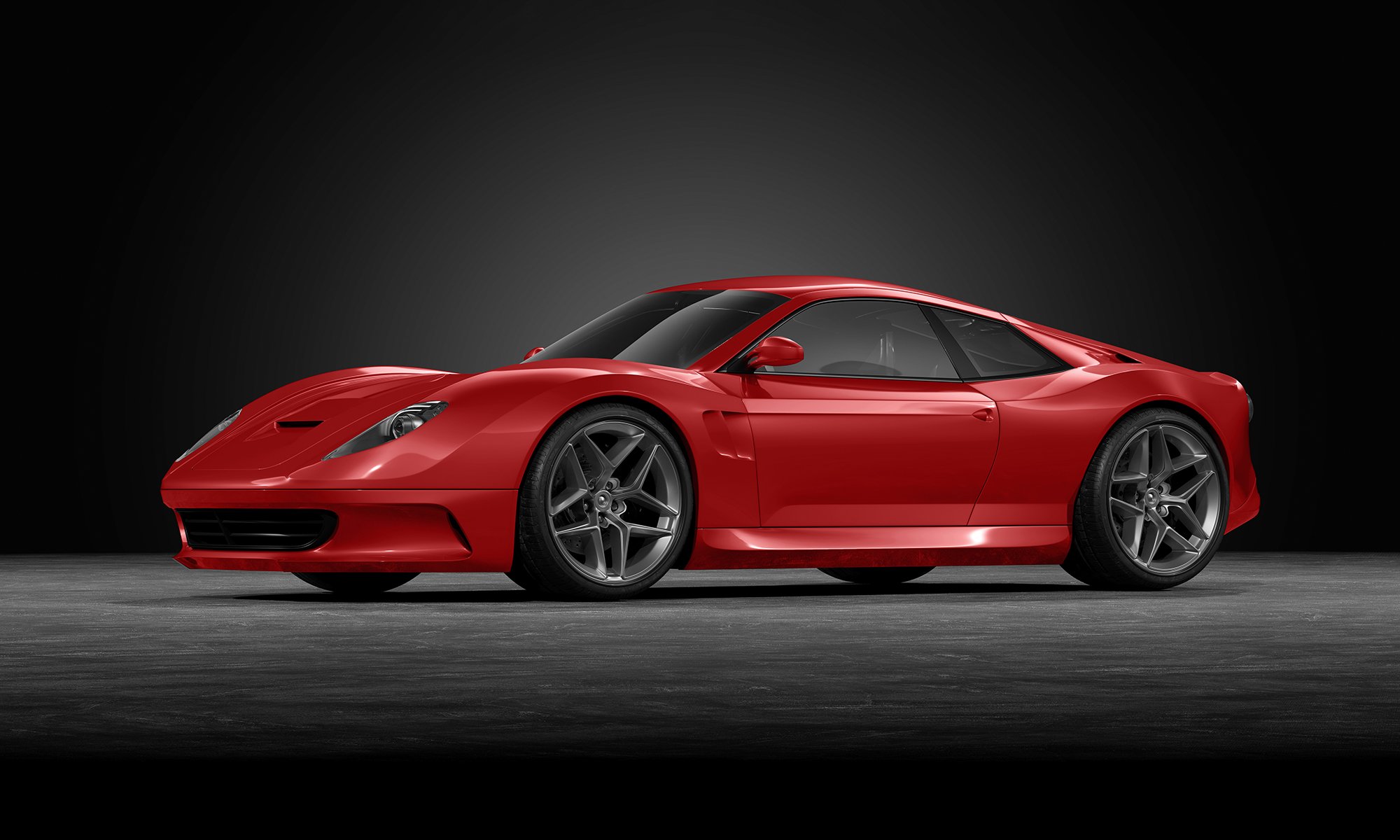 Gloss Molten Red - P484 - Arlon Colour Protection Film - Car Visualizer - Web