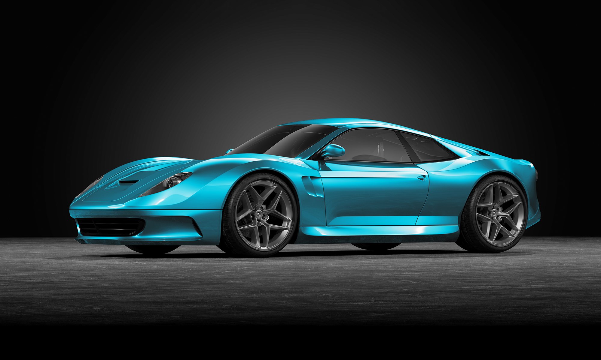 Gloss Molten Sapphire - P482 - Arlon Colour Protection Film - Car Visualizer - Web