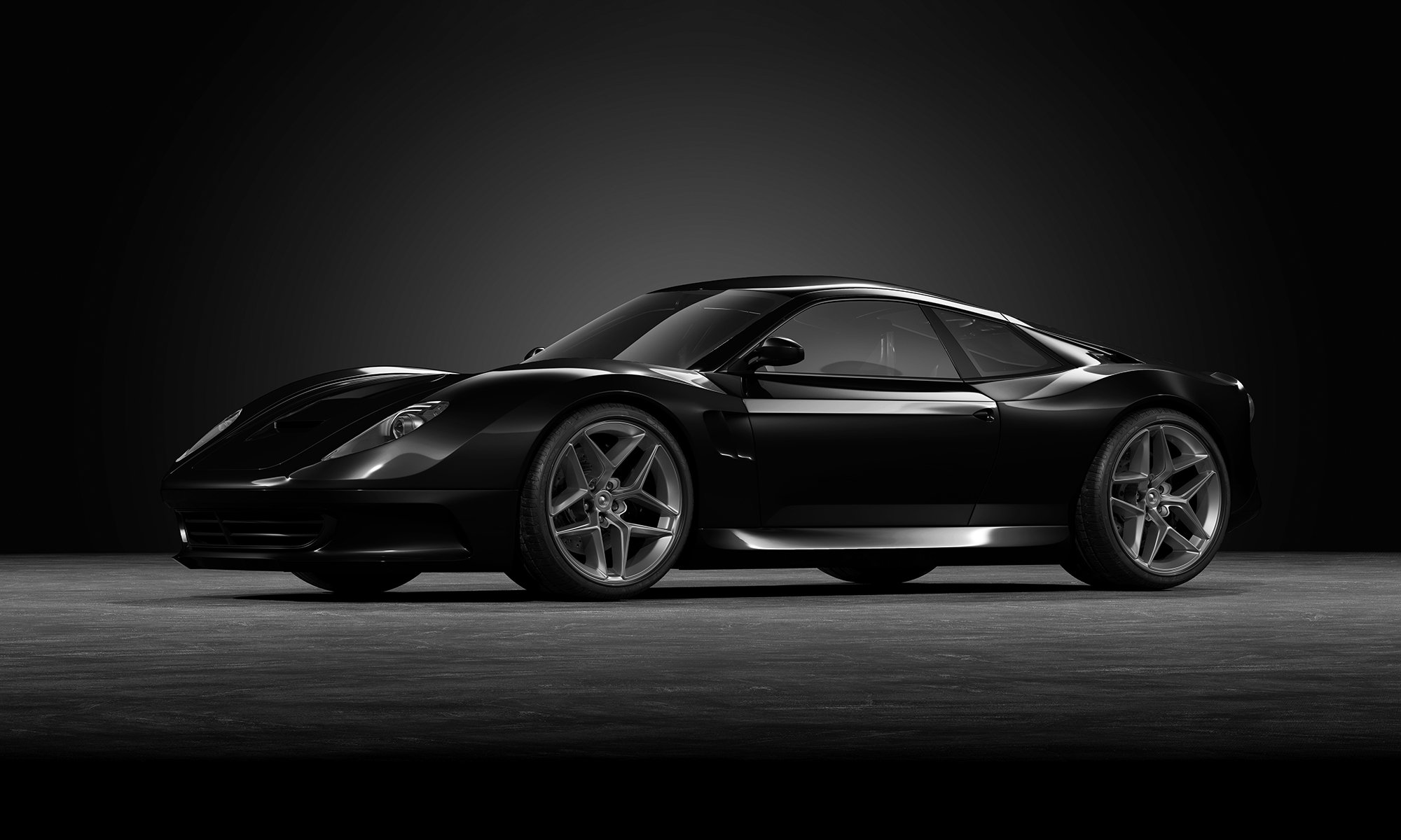 Gloss Phantom Black - P403 - Arlon Colour Protection Film - Car Visualizer - Web