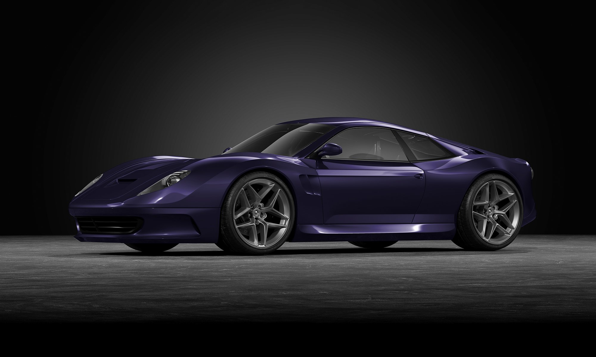 Gloss Plush Purple - P438 - Arlon Colour Protection Film - Car Visualizer - Web
