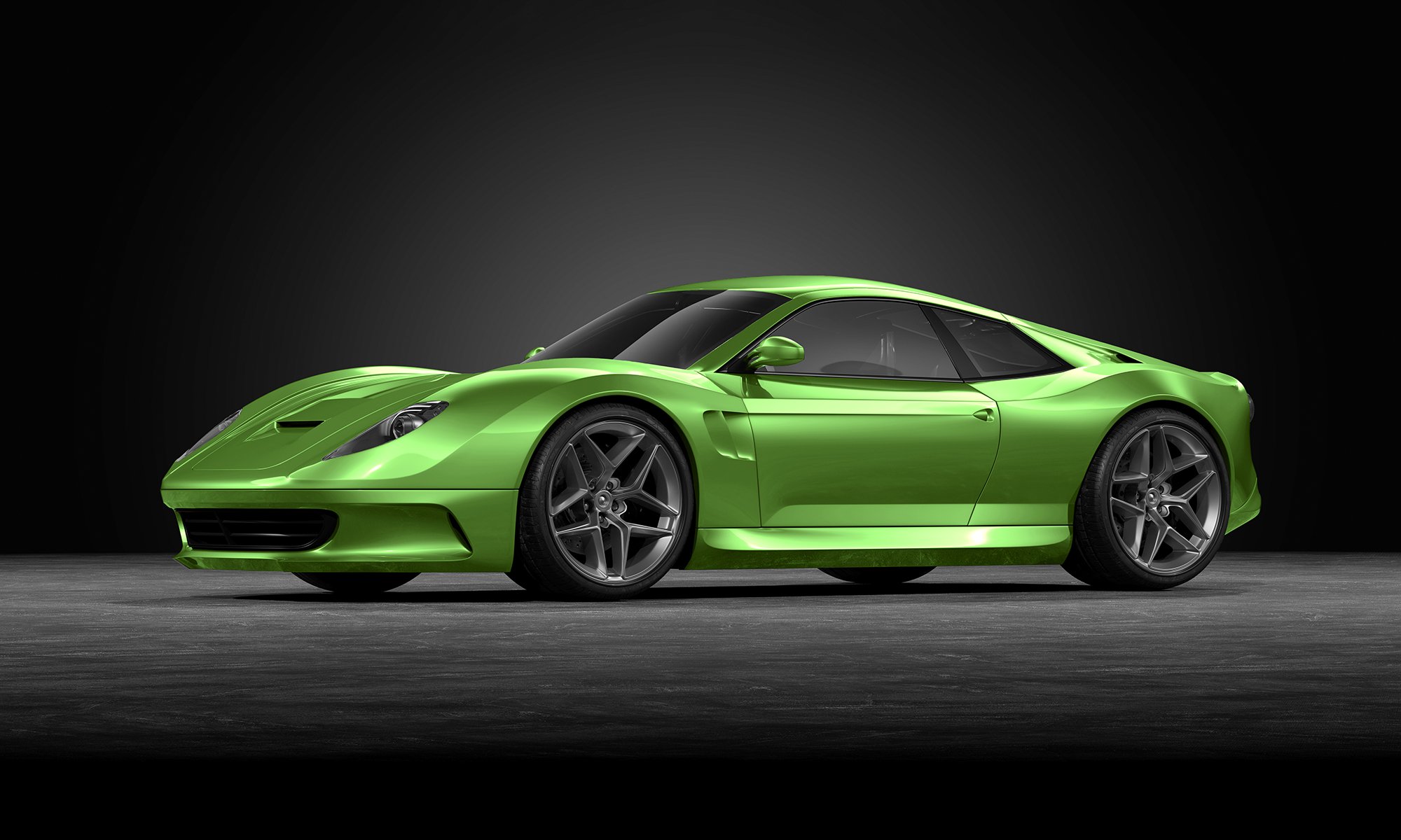 Gloss Prairie Green - P429 - Arlon Colour Protection Film - Car Visualizer - Web