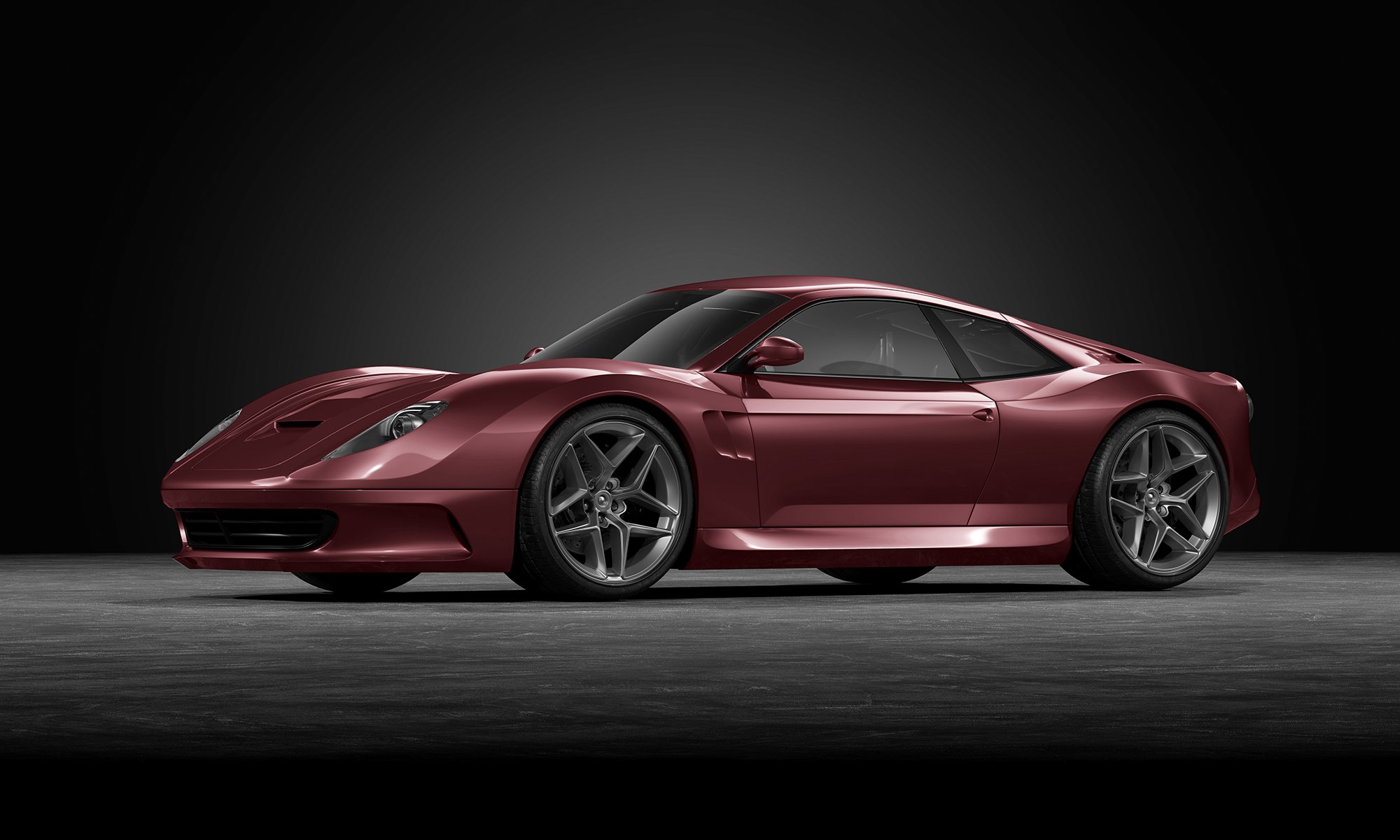 Gloss Red Hot Metallic - P427 - Arlon Colour Protection Film - Car Visualizer - Web