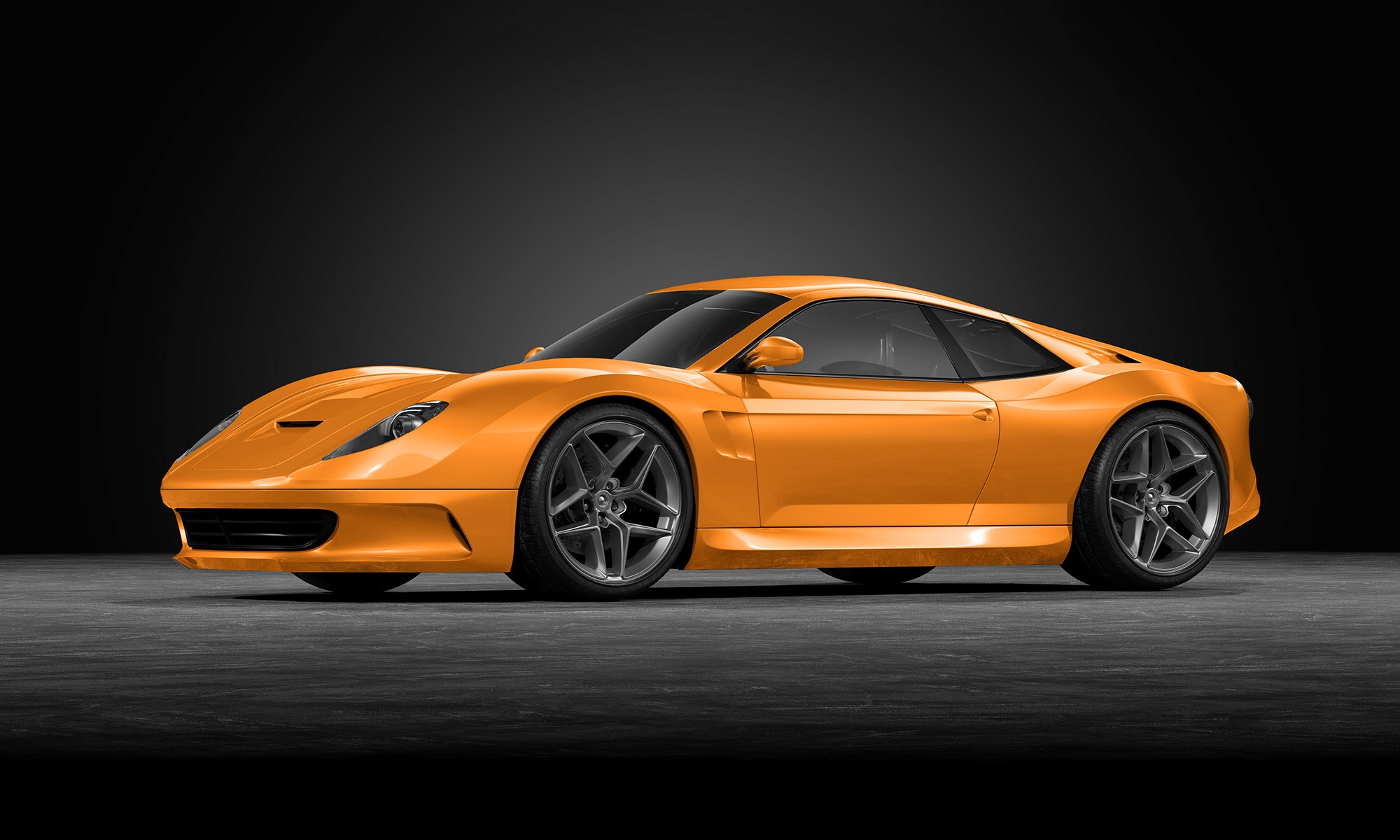 Gloss Signal Orange - P417 - Arlon Colour Protection Film - Car Visualizer - Web