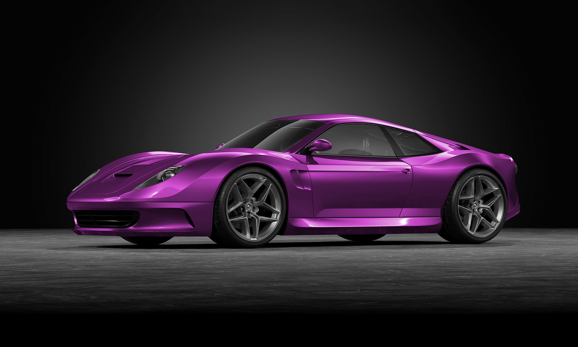 Gloss Violet Kiss - P439 - Arlon Colour Protection Film - Car Visualizer - Web