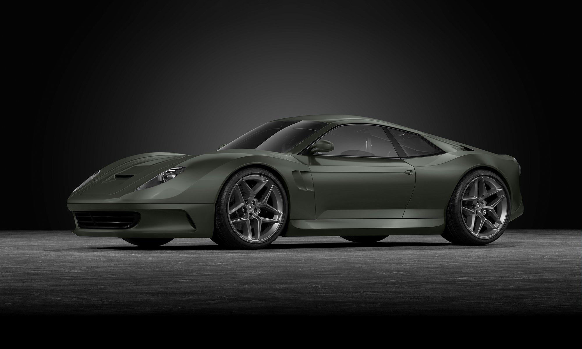 Matte Athens Green - P507 - Arlon Colour Protection Film - Car Visualizer - Web