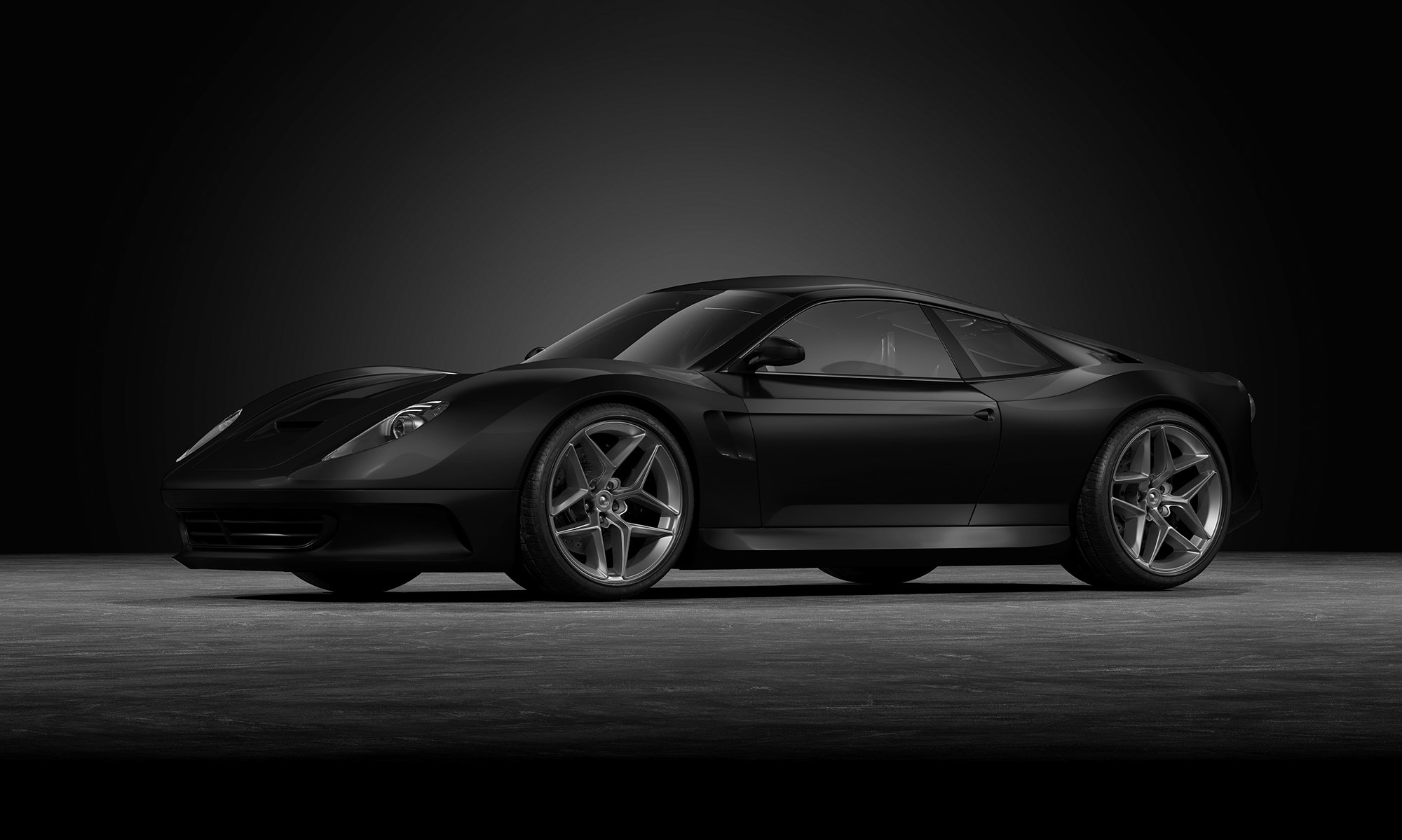 Matte Smooth Black - P500 - Arlon Colour Protection Film - Car Visualizer - Web